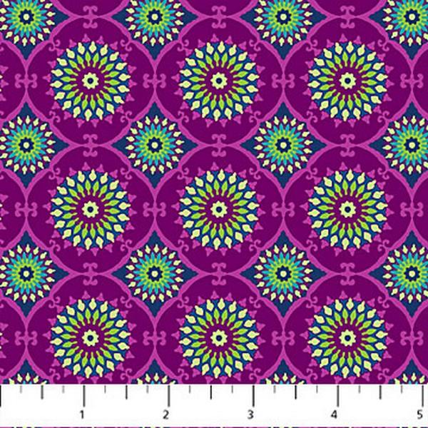 Wild Geometric Fuschia by Brett Lewis for Northcott available in Canada at The Quilt Store