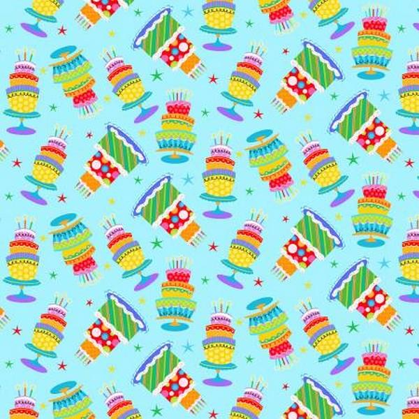 Party Time Cakes by Studio e Fabrics available in Canada at The Quilt Store