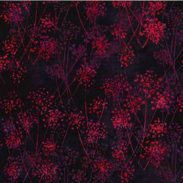 Raspberry Bouquet Batik by Hoffman International Fabrics available in Canada at The Quilt Store
