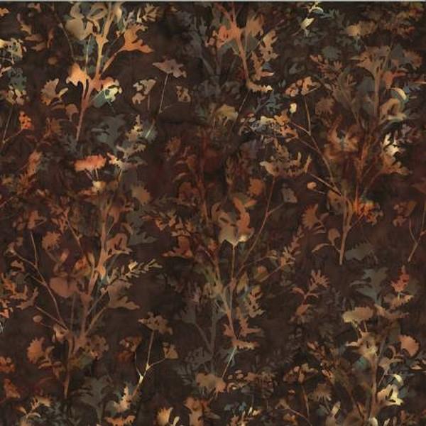 Cappucino Branches Batik by Hoffman International Fabrics available in Canada at The Quilt Store