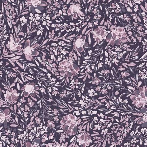 Butteflies in the Garden Purple Passion Swaying Branches by RJR Fabrics available in Canada at The Quilt Store