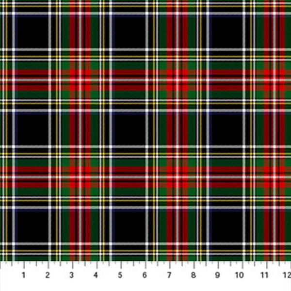 Totally Tartan Wovens Black available in Canada at The Quilt Store