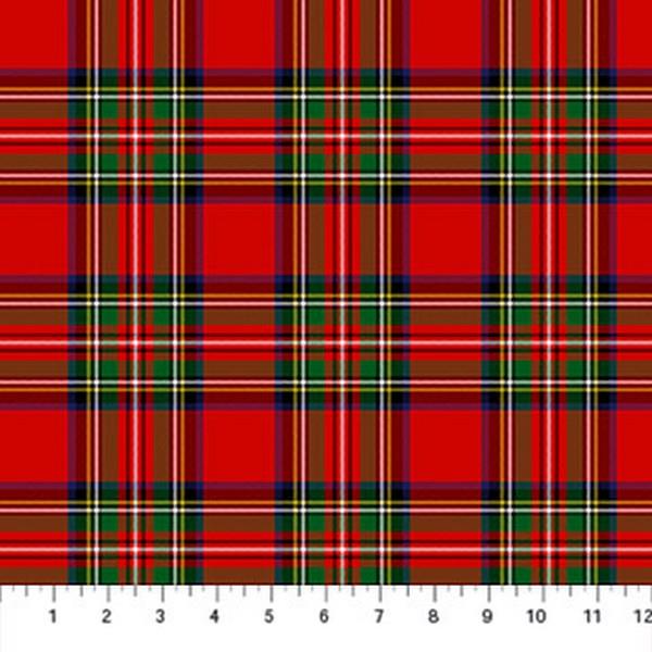 Totally Tartan Wovens Stewart Red available in Canada at The Quilt Store