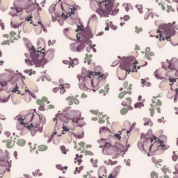 Butteflies in the Garden Purple Dream Falling Petals by RJR Fabrics available in Canada at The Quilt Store