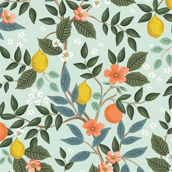 Bramble Mint by Rifle Paper Co. for Cotton + Steel available in Canada at The Quilt Store