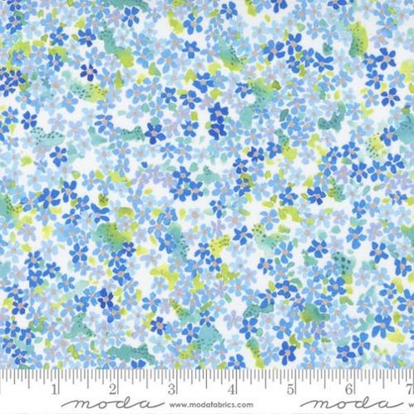 Eufloria Petal Fetti Small Aqua by Create Joy for Moda available in Canada at The Quilt Store