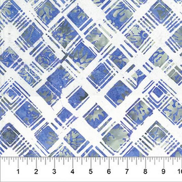 Crossroads Plaid Got The Blues by Banyan Batiks available in Canada at The Quilt Store