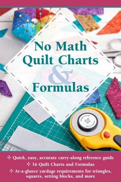 Pocket Guide - No Math Quilt Charts & Formulas by Landauer Publishing available at The Quilt Store in Canada