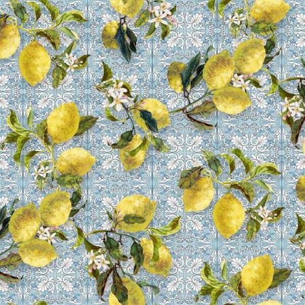 Mediterranean Escape Lemon Sky available in Canada at The Quilt Store