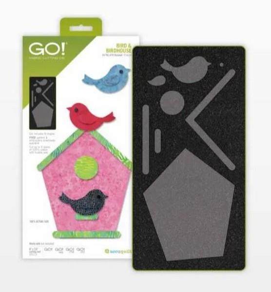 Accuquilt GO! Bird & Birdhouse Die available in Canada at The Quilt Store