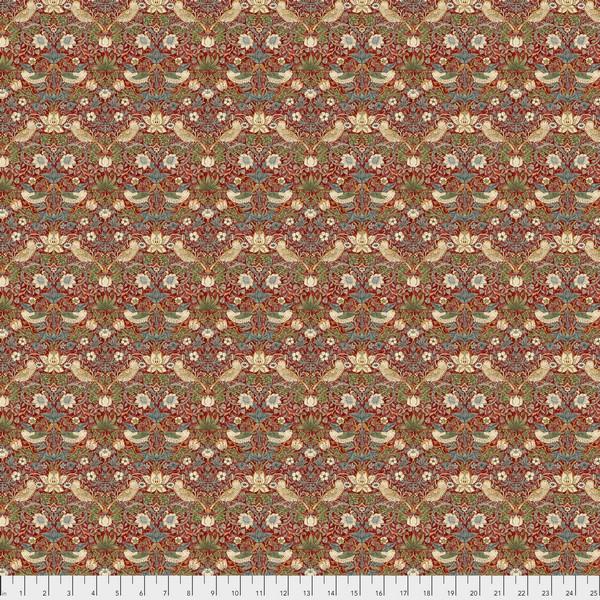 Kelmscott Mini Strawberry Thief Red by Morris & Co. for Free Spirit available in Canada at The Quilt Store