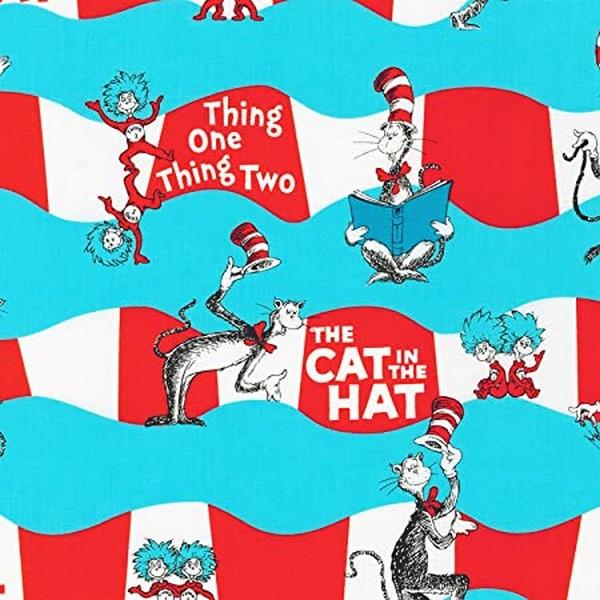Dr. Seuss The Cat in the Hat by Robert Kaufman available in Canada at The Quilt Store
