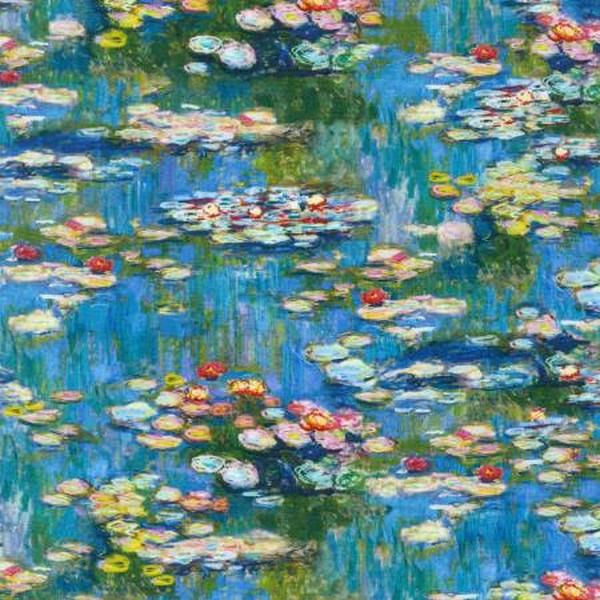 Claude Monet's Water Pond by Robert Kaufman available in Canada at The Quilt Store