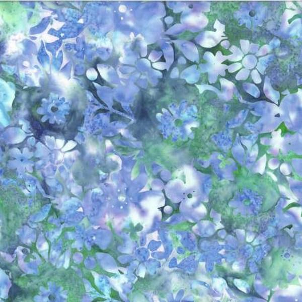 Tupelo Floral Batik by Hoffman International Fabrics available in Canada at The Quilt Store