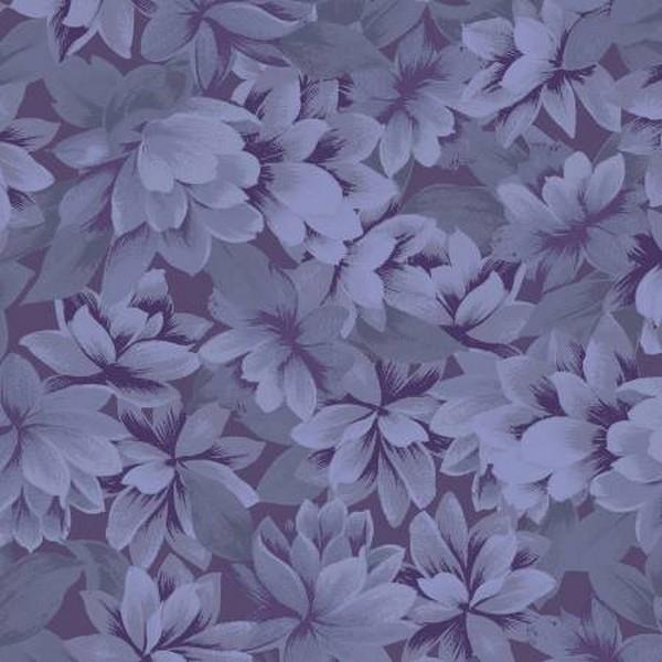 Floral Fantasy Periwinkel Flowers by Jinny Beyer for RJR Fabrics available in Canada at The Quilt Store