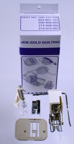 Janome Jem Gold Quilting Attachment Kit available in Canada at The Quilt Store