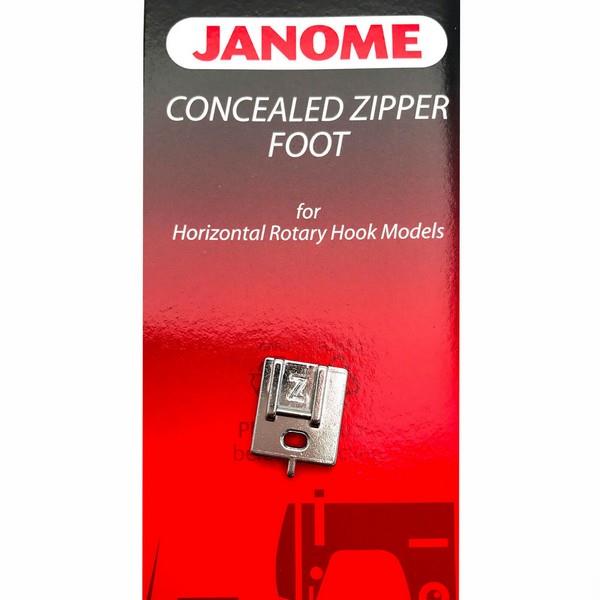 janome Concealed Zipper Foot
