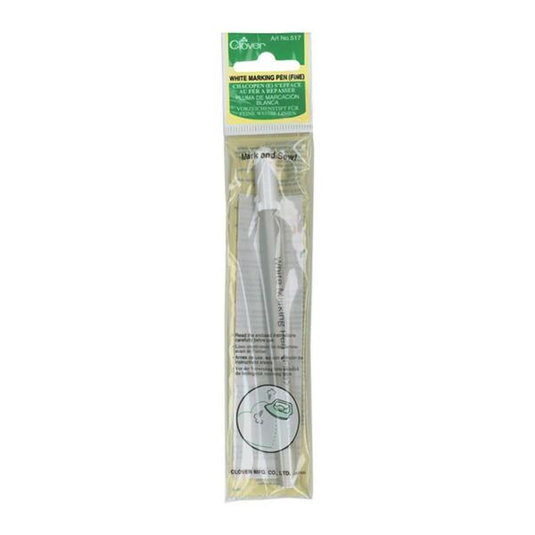 Clover White Marking Pen available in Canada at The Quilt Store