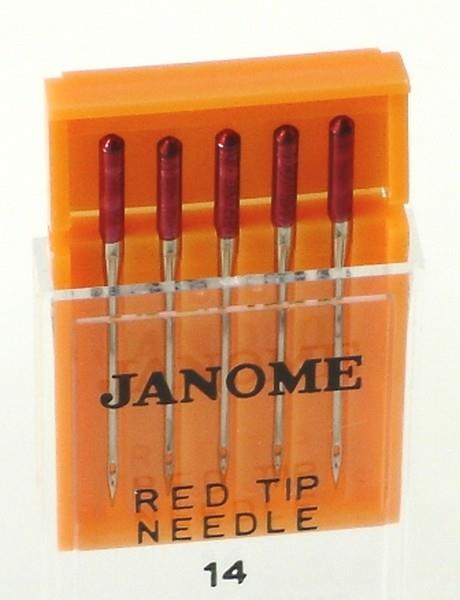 Janome Red Tip Needles available in Canada at The Quilt Store