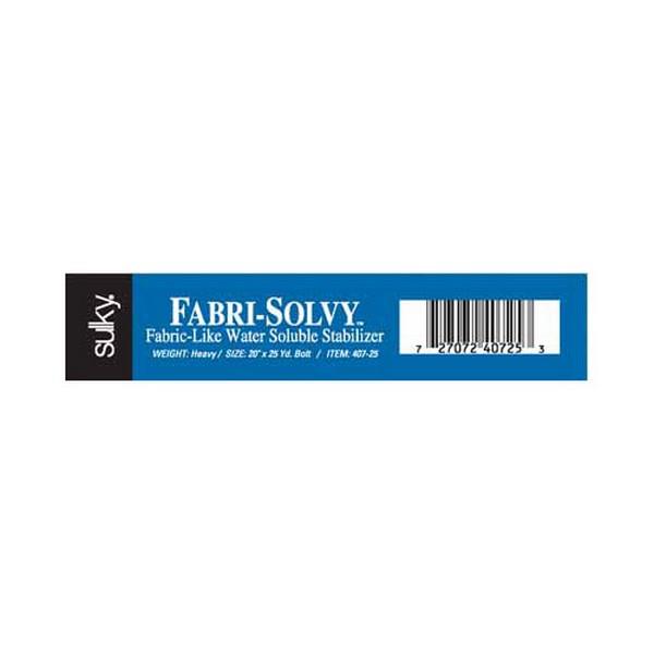 Sulky Fabri-Solvy Water Soluble Stabilizer