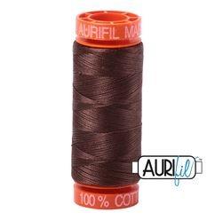 Aurifil 1285 Medium Bark 50 wt 200m available in Canada at The Quilt Store