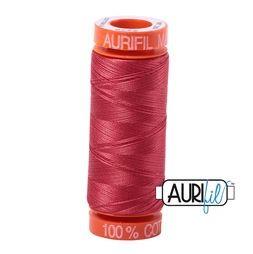 Aurifil 2230 Red Peony 50 wt 200m available in Canada at The Quilt Store