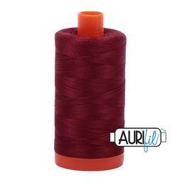 Aurifil 2460 Dark Carmine 50 wt available in Canada at The Quilt Store