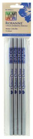 Roxanne Chalk Marking Pencils - Silver 4 pack