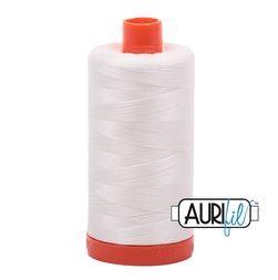 Aurifil 2026 Chalk 50 wt available at The Quilt Store