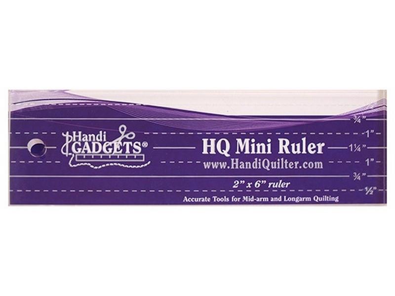 HandiQuilter Mini 2" x 6" Ruler available in Canada at The Quilt Store