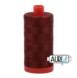Aurifil 4012 Copper Brown 50 wt available in Canada at The Quilt Store