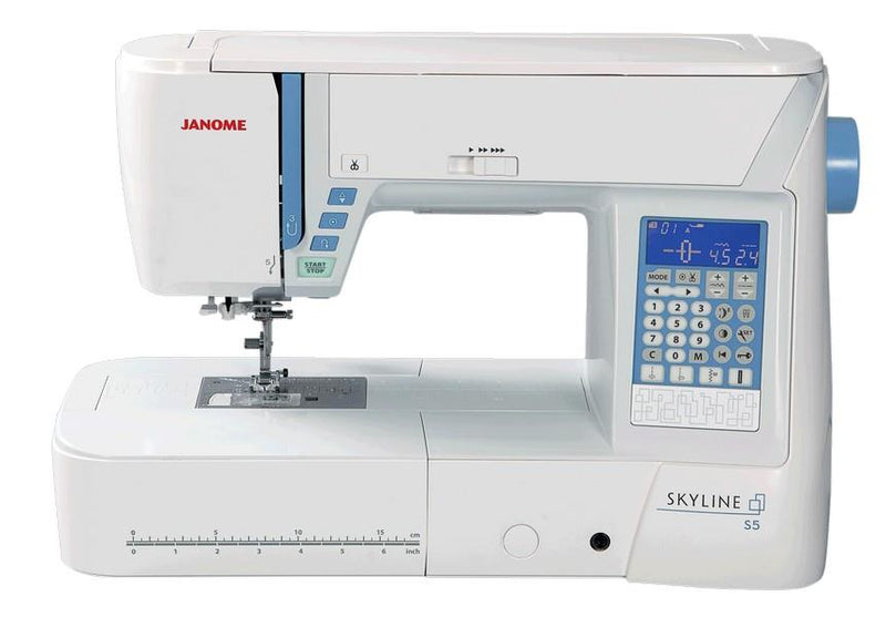 Janome Skyline S5 available in Canada at The Quilt Store