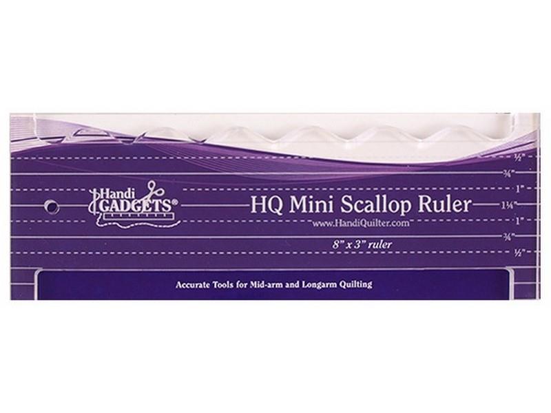 HQ MINI SCALLOP RULER 8