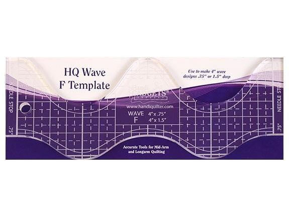 HQ Wave F Template at The Quilt Store 
