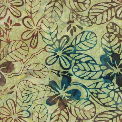 Color Crush Batiks Green/ Brown/ Blue available in Canada at The Quilt Store