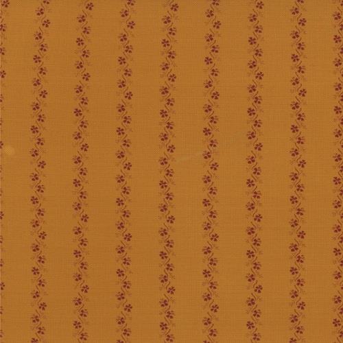 Floral Gatherings Cheddar/ Red Floral Stripe available in Canada at The Quilt Store