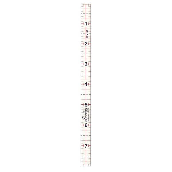 sew easy ruler 1/2 '' by 8