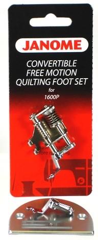 Janome Convertible Free Motion Quilting Foot Set 1600P