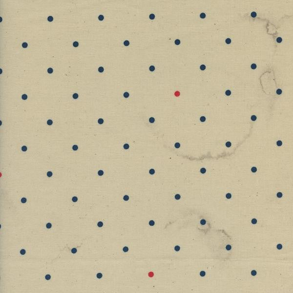 Cotton + Steel, Tea Stained Dots Ivory, 5051-1