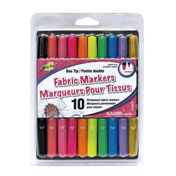 Fabric Fun Fabric Marker - Bright Colours available in Canada at The Quilt Store