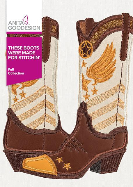 These Boots Were Made for Stitchin' by Anita Goodesign