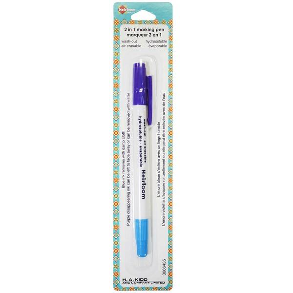 Heirloom 2 in 1 Wash Out/Erasable Fabric Marker at The Quilt Store