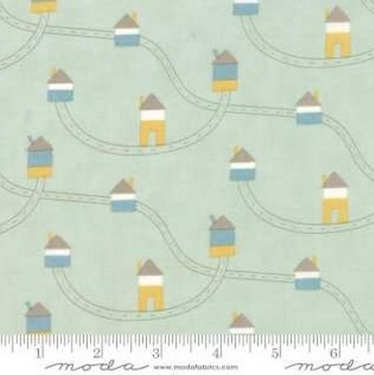 Corner of 5th and Fun Fat Quarter by Sandy Gervais for Moda available in Canada at The Quilt Store