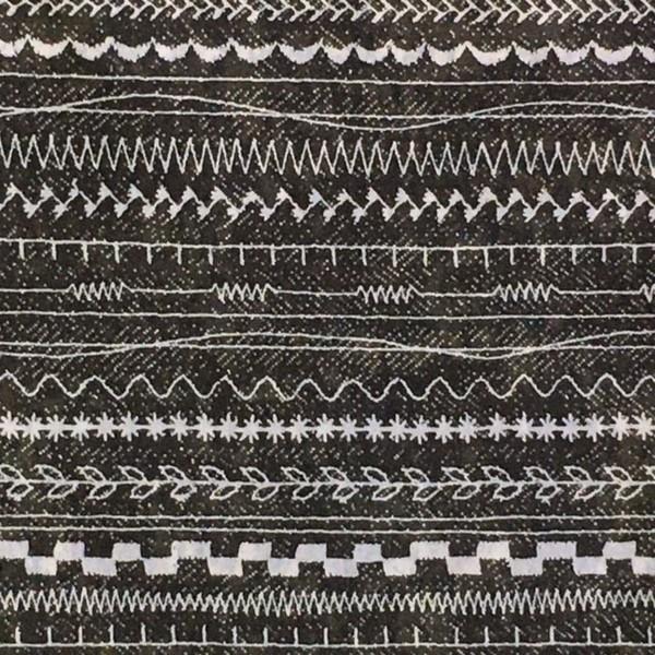 Maven Black/ Grey Stripe Print available in Canada at The Quilt Store