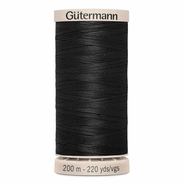 Gütermann hand quilting thread - Black - 5201