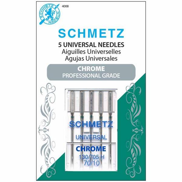Schmetz Chrome Universal 70/10 Needles - 5 Count