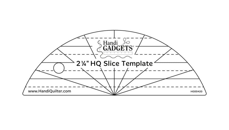 HandiQuilter Slice Ruler available in Canada at The Quilt Store