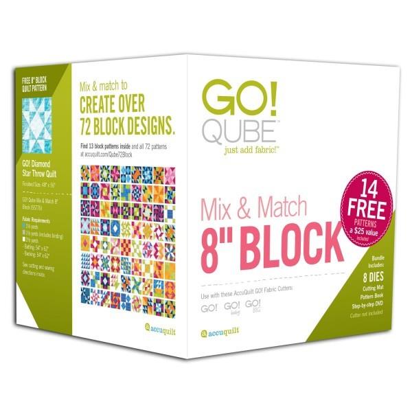 AccuQuilt Go! Qube Mix & Match 8" Block