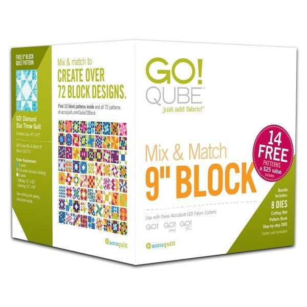 AccuQuilt Go! Qube Mix & Match 9" Block