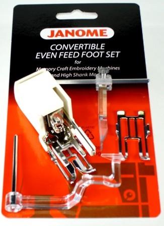 Janome Convertible Even Feed Foot Set 7mm High Shank